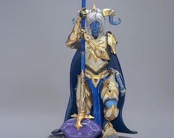 World Of Warcraft Painted Figure,Yrel 3D Print,Warcraft Collectors,World Of Warcraft Miniature, Yrel Statue
