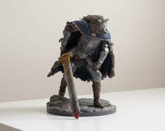 Blaidd Elden Ring Figure,The Half-Wolf NPC Statue,Best Gift for Gamer,Gamer Room Decoration,30cm/12"