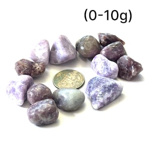 Lepidolite Healing Stone tumbled , Lepidolite gemstone, Sleep aid stone, healing crystal, Metaphysical crystal, Anxiety relief stone, purple