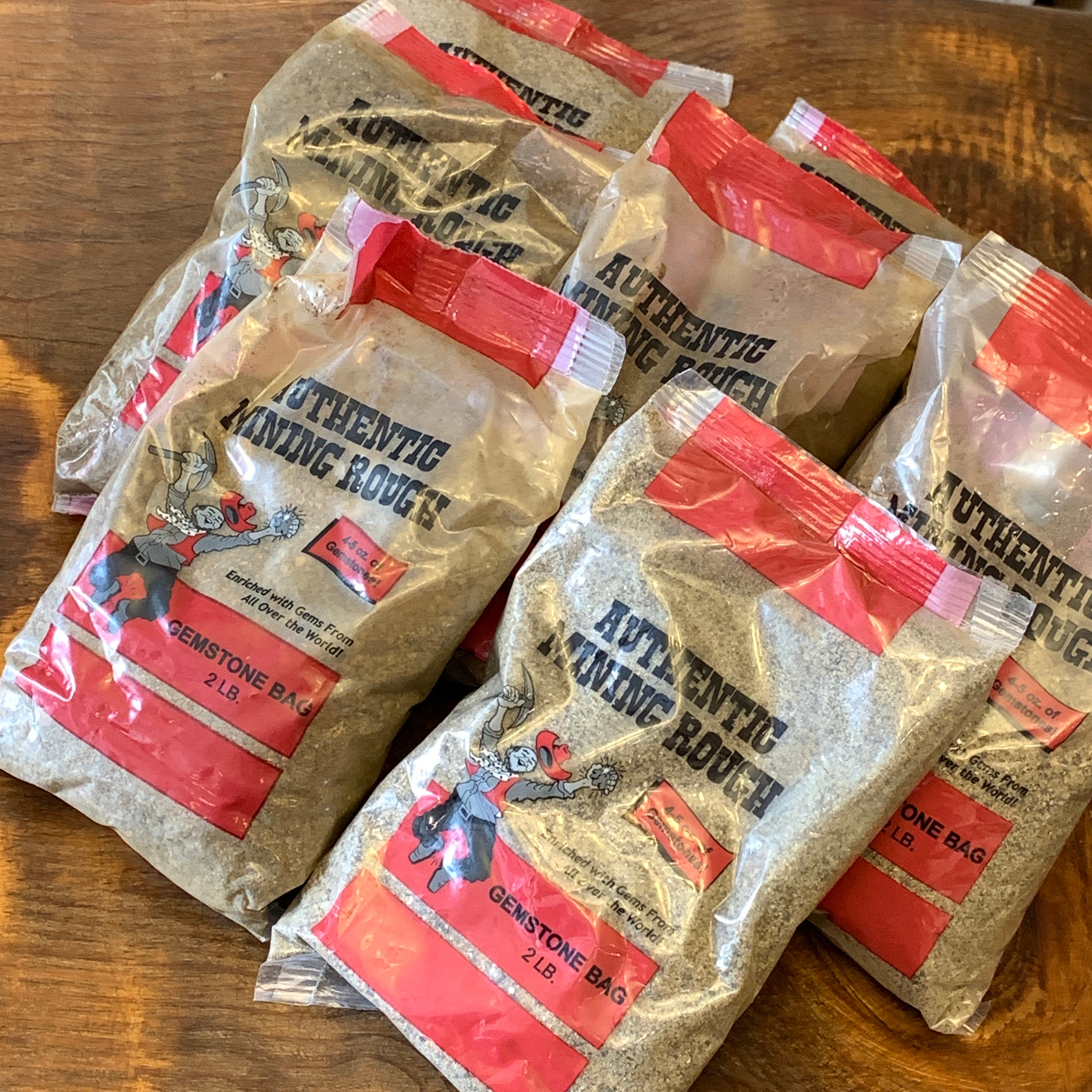 mining bag crystals