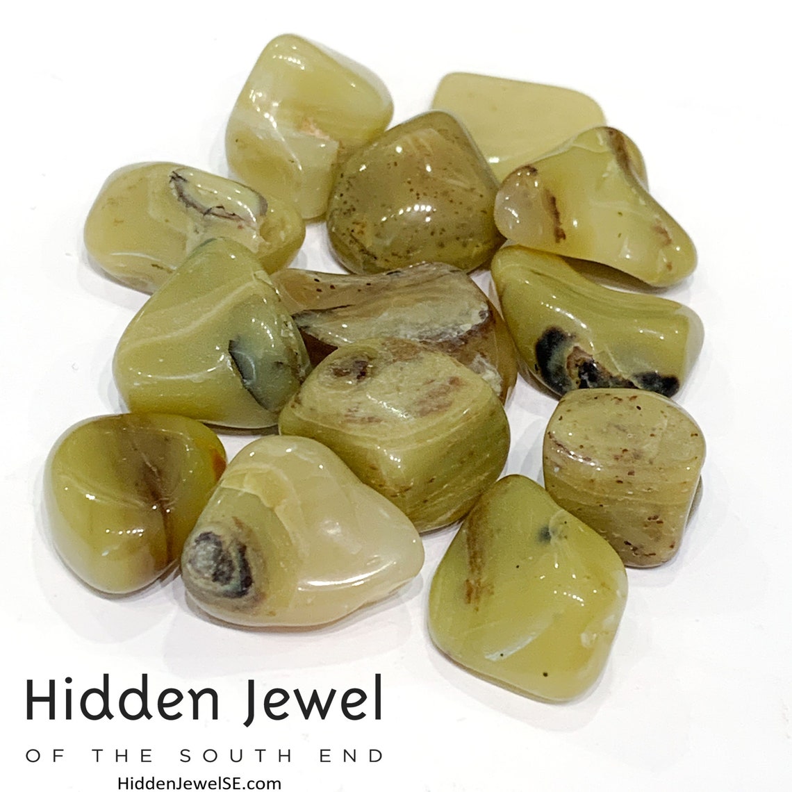 Olive Green Opal healing Stone gemstone crystals Olive Etsy