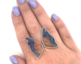 Butterfly ring, Gemstone ring - Multiple types