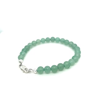 Green Aventurine gemstone bracelet, beaded bracelet, gemstone jewelry, healing stone bracelet, crystal bracelet, green aventurine gemstones