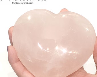 Rose Quartz Healing Stone hearts, Metaphysical crystals, Love crystal, healing crystal, emotional healing crystal, heart chakras crystal
