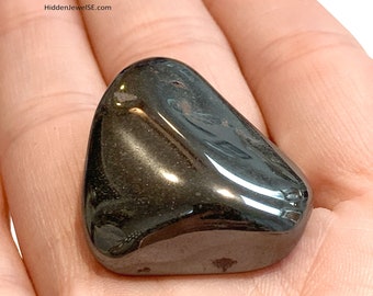 Hematite Healing Stone Tumbles, metaphysical crystal, Hematite, tumbled stones, grounding healing stone, cleansing crystal, gemstone, stone