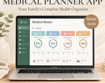 Medical Binder App, Family Health Organizer, Medication Tracker, Doctor-Ready Reports, Symptom Tracker, AI Health Insights and Trends