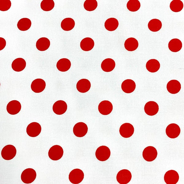 11 x 72 Inch Red and White Polka Dots Table Runner