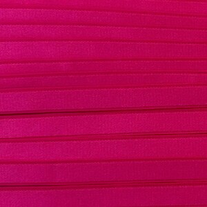 Fuchsiaroze bh-bandje elastisch 10 mm, naaibenodigdheden lingerie