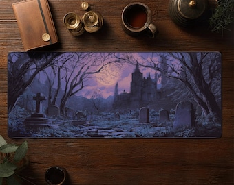 Zombie Graveyard - Tapete de juego MTG - Tapete de escritorio Magic The Gathering - Tapete TCG - Alfombrilla de ratón Fantasy XXL
