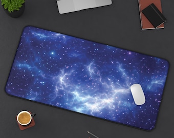Galaxy Nebula Desk Mat | Space Stars Mouse Pad