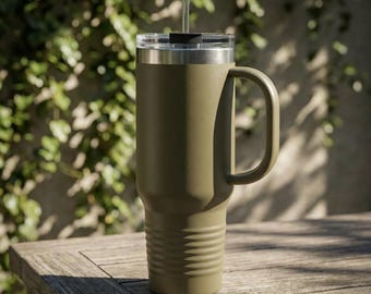 Blank White 40oz Travel Mug