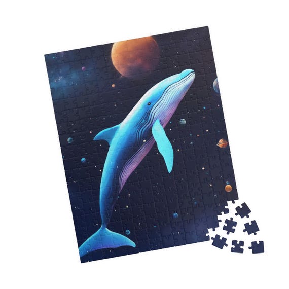Cosmic Whale Puzzle  | Space Ocean Jigsaw