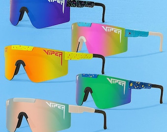 Gafas de sol deportivas Pit Viper: gafas de gran tamaño con protección UV400 para ciclismo, MTB, esquí, running y actividades al aire libre.