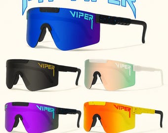 Sportzonnebril in Pit Viper-stijl – Performance Shield voor fietsen, skiën en outdoor