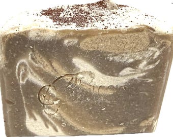 Oatmeal, Milk & Honey Scented Handmade GOATS MILK Cold Processed Soap by Bon Logic