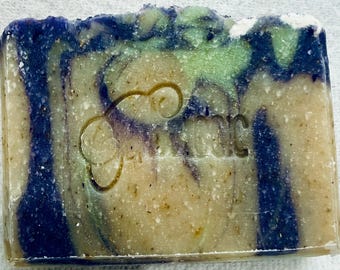Lavender & Chamomile Naturally Scented Handmade GOATS MILK Cold Processed Soap by Bon Logic