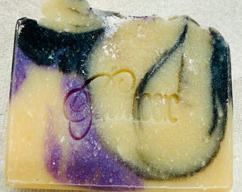 Orchid Shadow Scented Handmade GOATS MILK Cold Processed Soap by Bon Logic