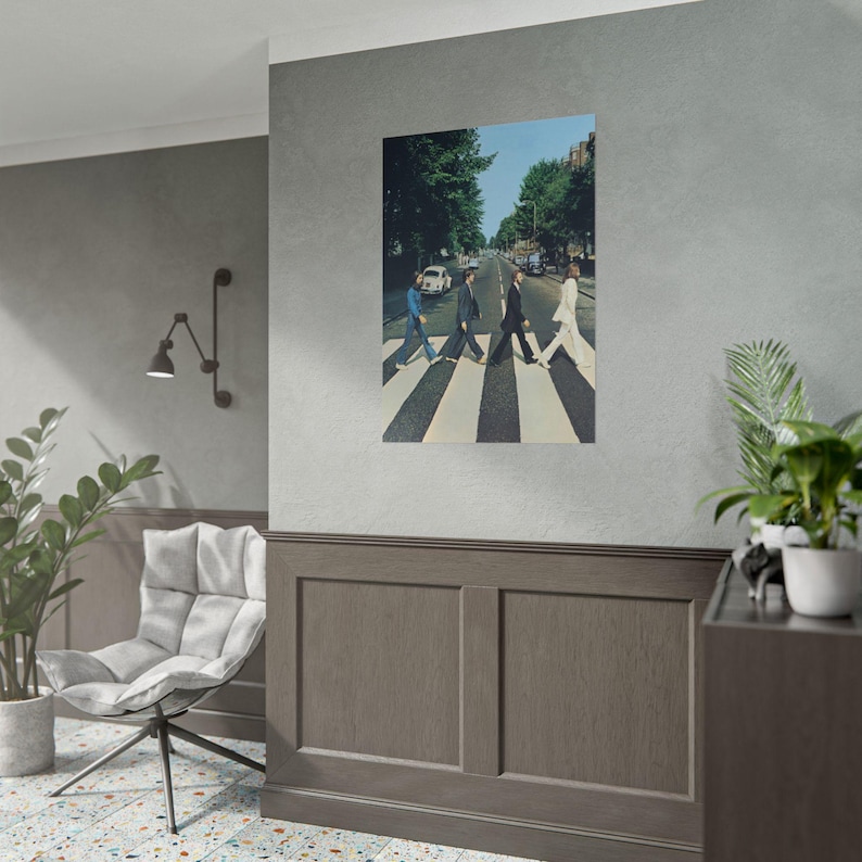 Pôster da capa do álbum Abbey Road dos Beatles imagem 5