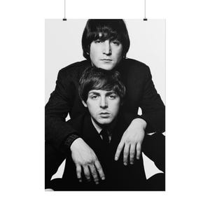 Iconic Music Duo Photo Poster | Vintage Rock Legends Wall Art Poster
