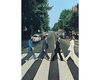 Pôster da capa do álbum Abbey Road dos Beatles