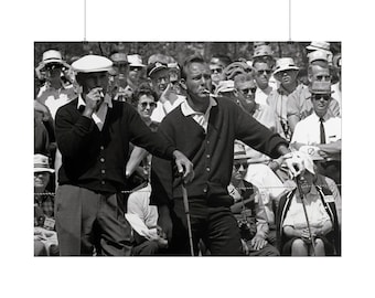Vintage Ben Hogan & Arnold Palmer Augusta 1966 Golf Poster