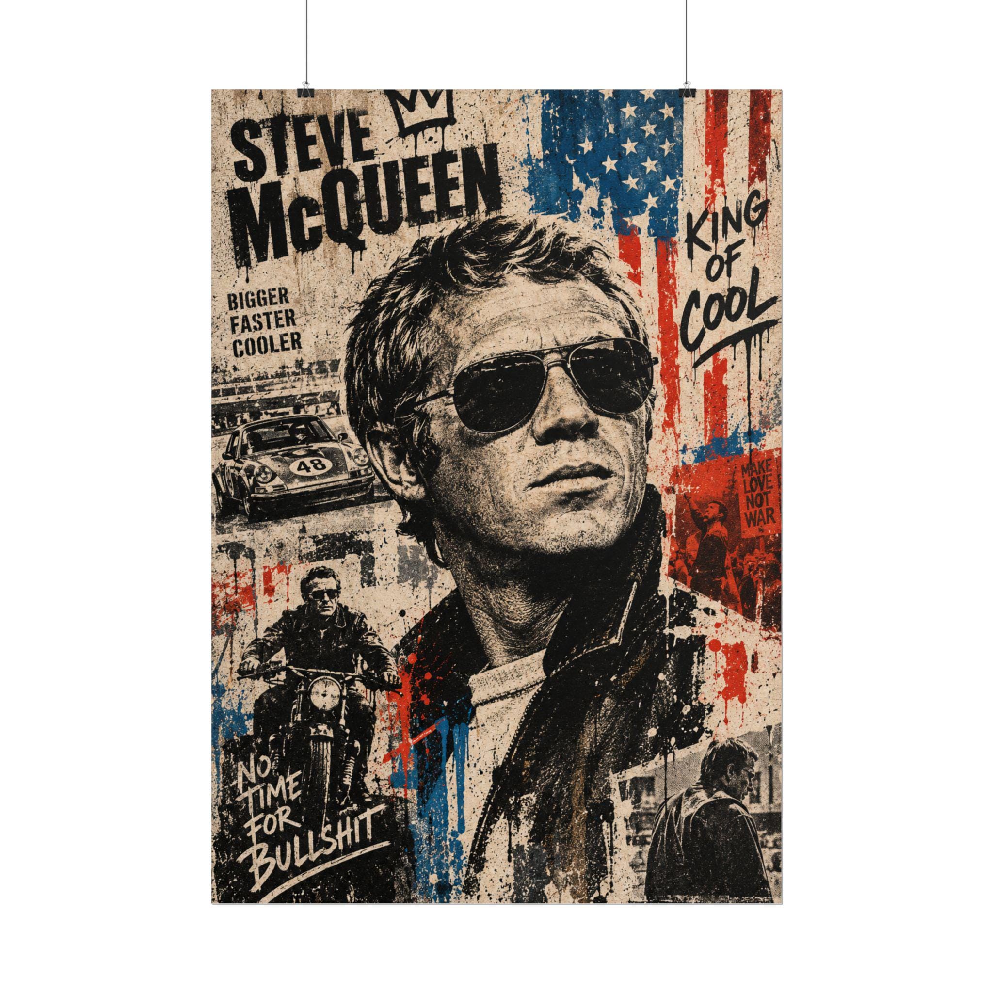 スティーブマックイーンのポスター - Etsy 日本
