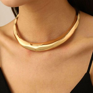 Exaggerated Geometric Necklace, Women Trend Choker, Fashion Accessory, Jewelry Party Gift