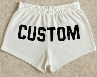 Customizable Shorts: Personalized Text & Color Choice