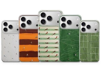 Sports Art Phone Case Painting Golf Cover for iPhone 17 Pro Max, 16e, 15, 14, 13 & Samsung S25 Ultra, S24 FE, A56, Pixel 10 XL, Pixel 7 Pro