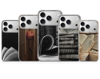 Bookworm Phone Case Bookish Cover for iPhone 17 Pro Max, 16e, 15, 14, 13 & Samsung S26 Ultra, S25 FE, A57, A56 Pixel 10, 9A