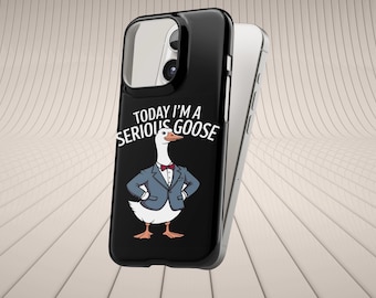 Silly Goose Phone Case Meme Secret TOUGH Cover for iPhone 17 Pro Max, 16e, 15, 14, 13 & Samsung S26 Ultra, S25 FE, A57, A56, Pixel 10, 9A