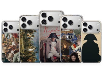 Funda para teléfono Napoleón Bonaparte Emperador francés para iPhone 17 Pro Max, 16e, 15, 14, 13 y Samsung S26 Ultra, S25 FE, A57, A56 Pixel 10, 9A