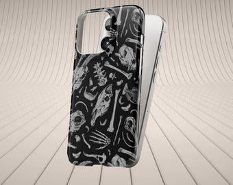 Dinosaur Fossils Phone Case Abstract TOUGH Cover for iPhone 17 Pro Max, 16e, 15, 14, 13 & Samsung S26 Ultra, S25 FE, A57, A56, Pixel 10, 9A