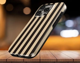 Vertical Striped Phone Case Lines TOUGH Cover for iPhone 17 Pro Max, 16e, 15, 14, 13 & Samsung S26 Ultra, S25 FE, A57, A56, Pixel 10, 9A