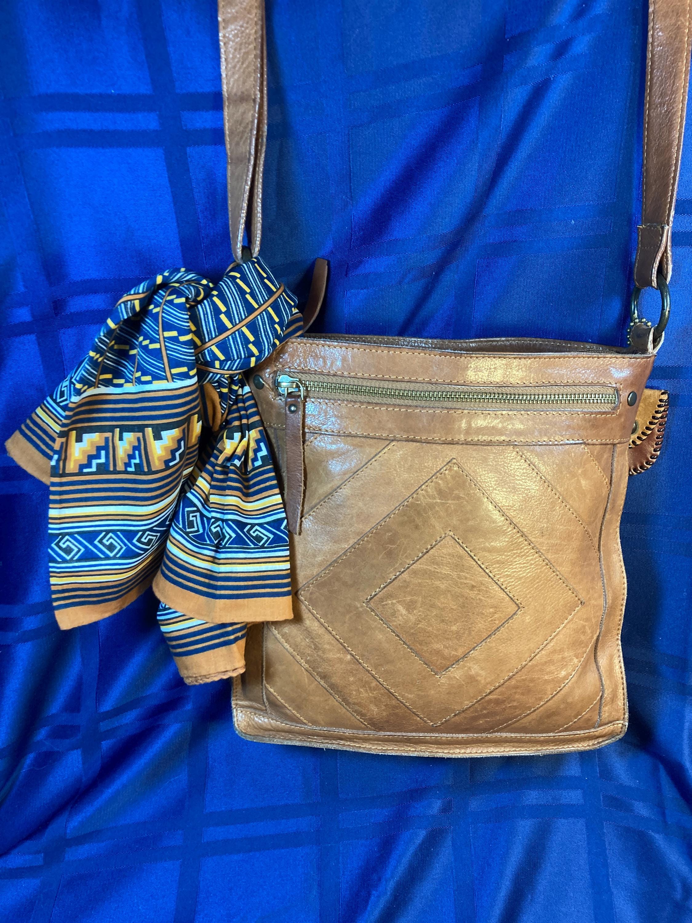 Vintage Lucky Brand Leather Bag - Etsy
