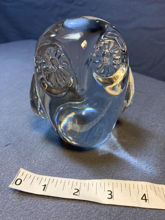 北欧ビンテージガラス /KOSTA BODA /Night Eyes/フクロウ Vintage HADELAND Norwegian OWL Lead Glass Crystal Figurine - Etsy