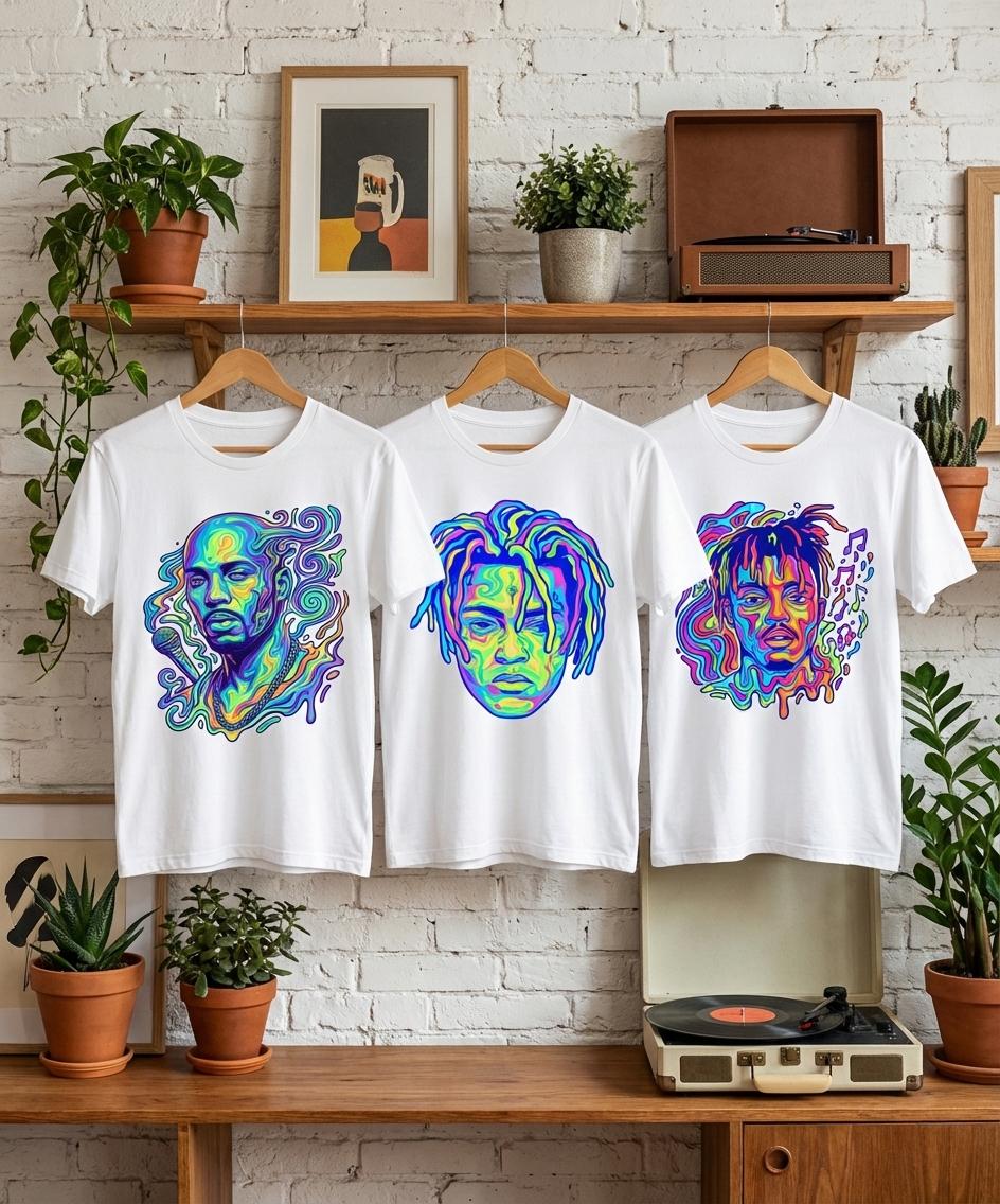 Gift Rapper Take 50 Iconic Rappers PNG Bundle | Instant Download Cricut Silhouette Files ...