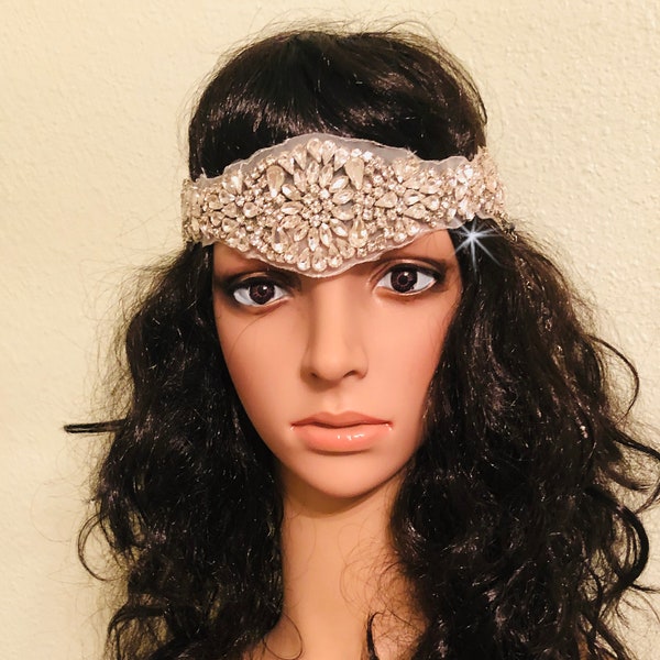 Great Gatsby Headpiece, Roaring 20's Headband, Flapper Headband, Great Gatsby, Headband, Roaring 20's, Headband, Hair accessory, Flapper