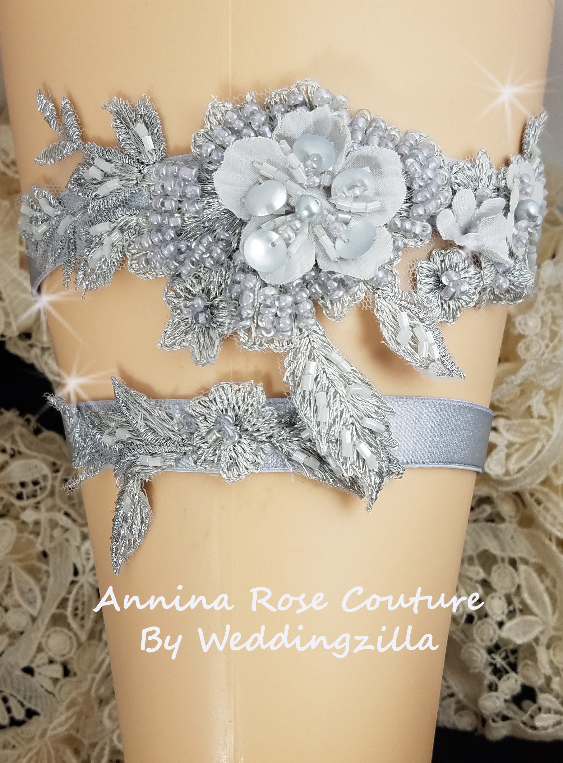 bride garter set