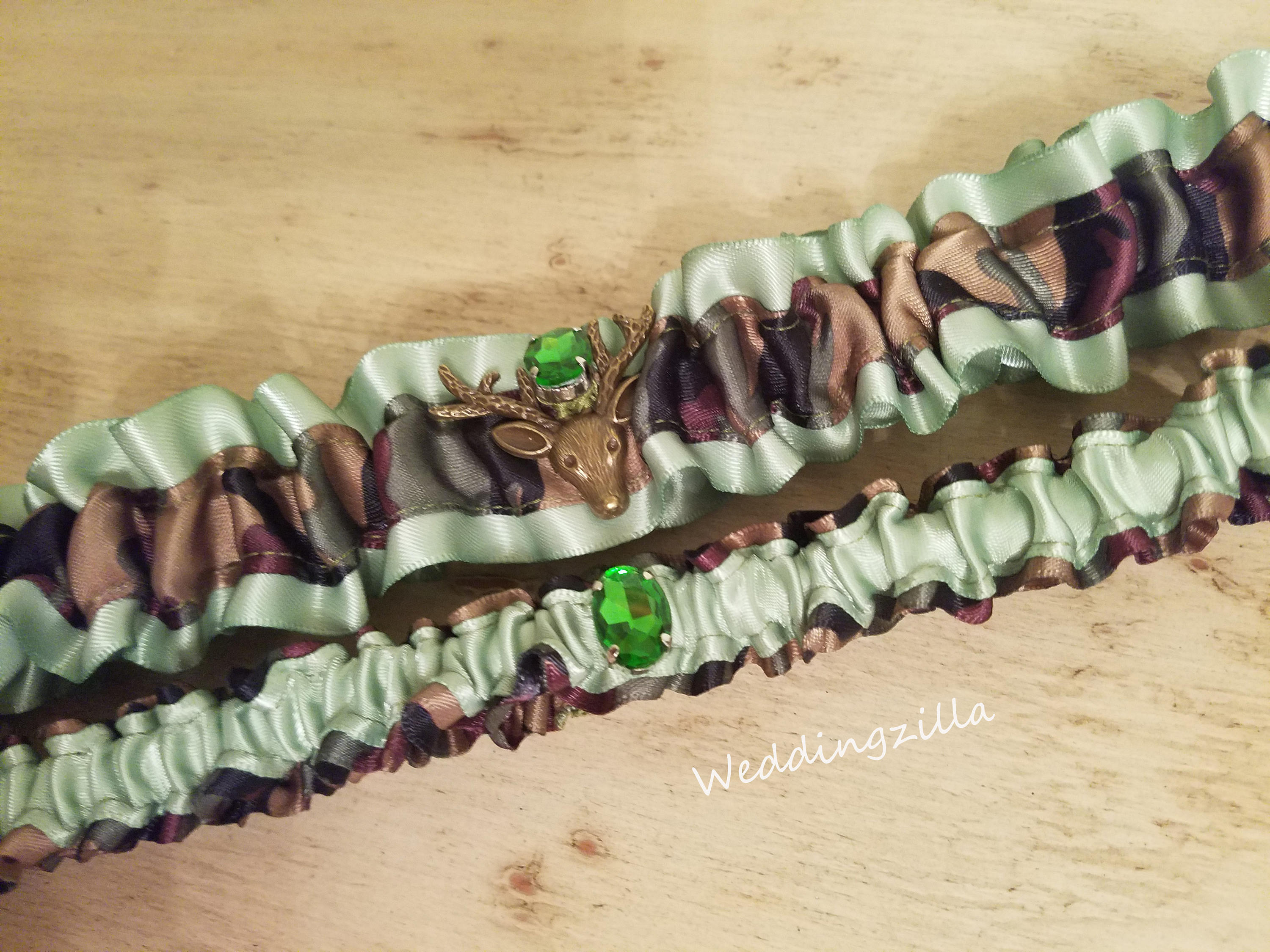 Plus Size Camo Garter/ Camo Bridal Garter/ Camouflage Wedding Etsy