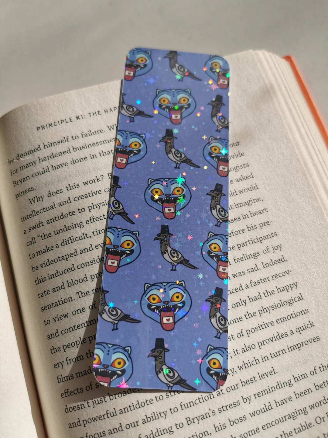 Derpy Bookmark Color Derpy Tiger and 6 Eyed Magpie Bookmark | Kdh,holographic,bookish,book ...