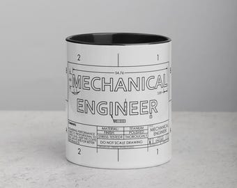 Engineer mug Mechanical Engineer Coffee Mug for engineer Technical Drawing Engineering Mug Gift for Engineer dad fathers day gift for dad