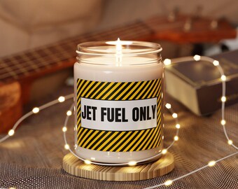 Pilot Gift, Jet Fuel Only Soy Candle, Funny Aviation Gift for Pilots, Candle pilot, Private pilot, Student pilot gift, first solo flight