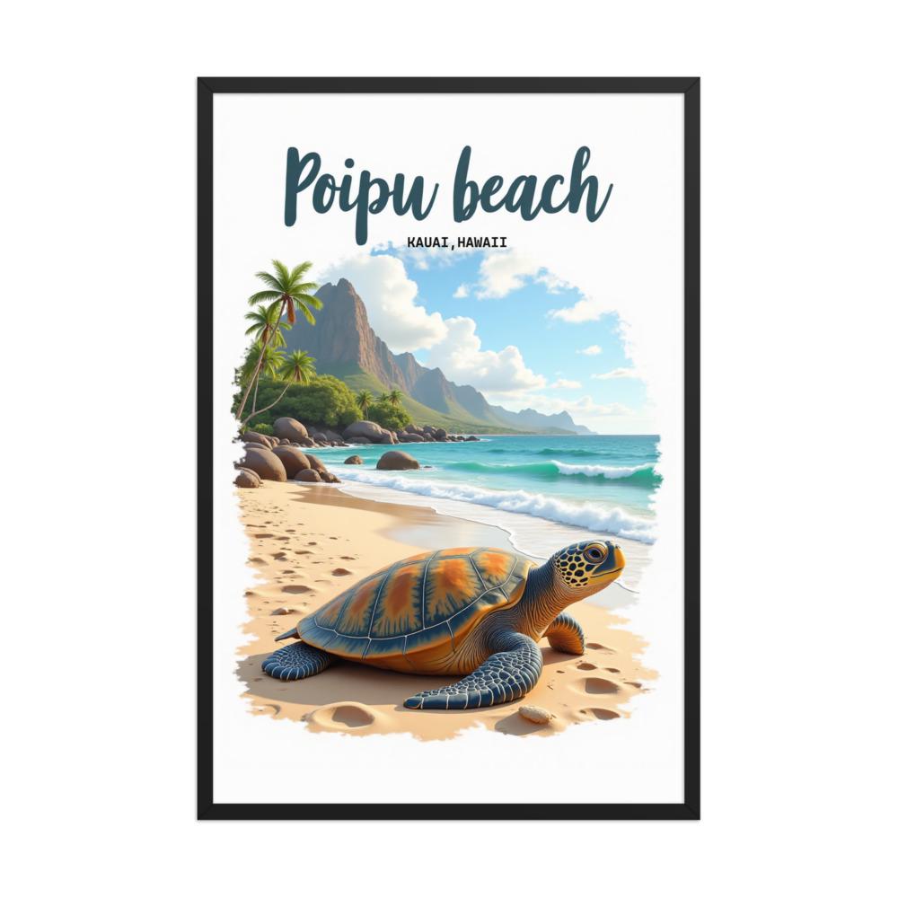 Poipu Beach Print - Etsy