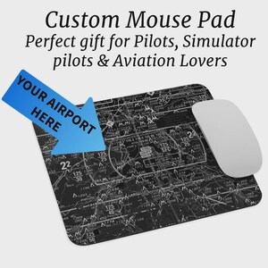 custom aviation mouse pad, VFR sectional chart mouse pad, pilot airport map mousepad, custom airport aviation gift, personalized aviation mouse pad, flight planning mouse pad, airplane pilot desk mat, aviation mouse pad for pilots, pilot gift for him, aviation office decor, CFI gift, private pilot accessories, airplane map mouse pad, sectional chart desk pad, aviation themed mouse pad, custom pilot map gift, VFR chart mouse pad, airspace map mouse pad, airport chart gift