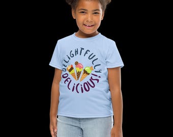Camiseta de cuello redondo para niños