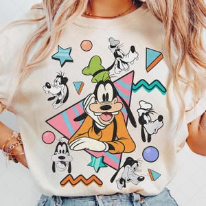 Disney Retro 90s Goofy Png, Disney Mickey and Friends Png, Goofy Max Roxanne Powerline Png,Magic Kingdom Png, Disney Powerline Png