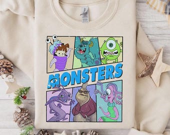 Disney Monsters Charaktere Aquarell Png, Disney Monsters Png, Disney mike Png, Disney Sully Png, Monster Inc Png, Monster Universität Png