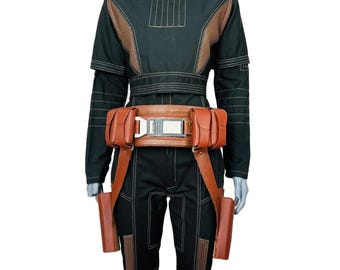 Bo Katan Kryze-cosplaykostuum – Mandalorian Flight Suit dames, Star Wars Bounty Hunter-outfit