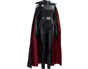 Von Starwars inspirierte Second Sister Inquisitor Cosplay Kostüm: Handgefertigtes Rüstungs-Set, Star Wars Bösewicht Outfit